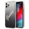 Guess GUHCP12MPCUGLSBK iPhone 12/12 Pro6,1 czarny/black hardcase Glitter Gradient Script